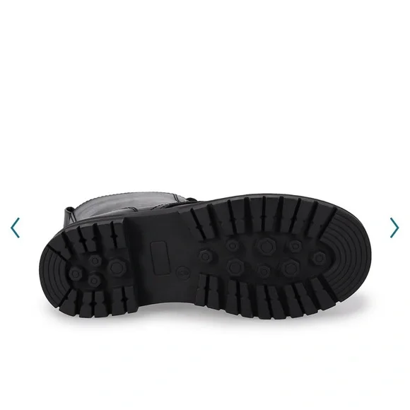 Burgundy Combat Boots - Picture 2 of 8